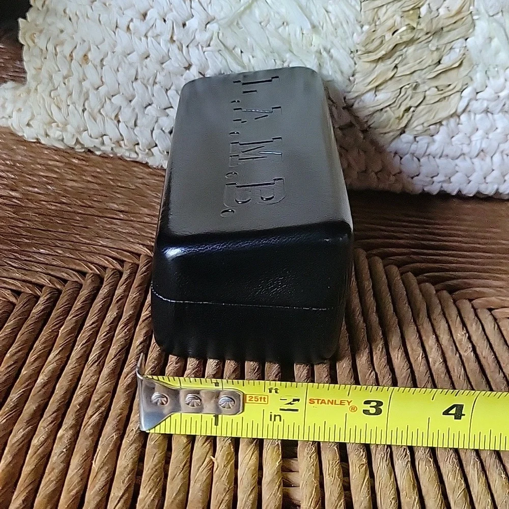 L.A.M.B black, eyeglass/sunglass hard case